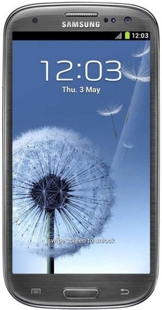 Смартфон Samsung Galaxy S3 GT-I9300 16Gb Titanium grey - Геленджик